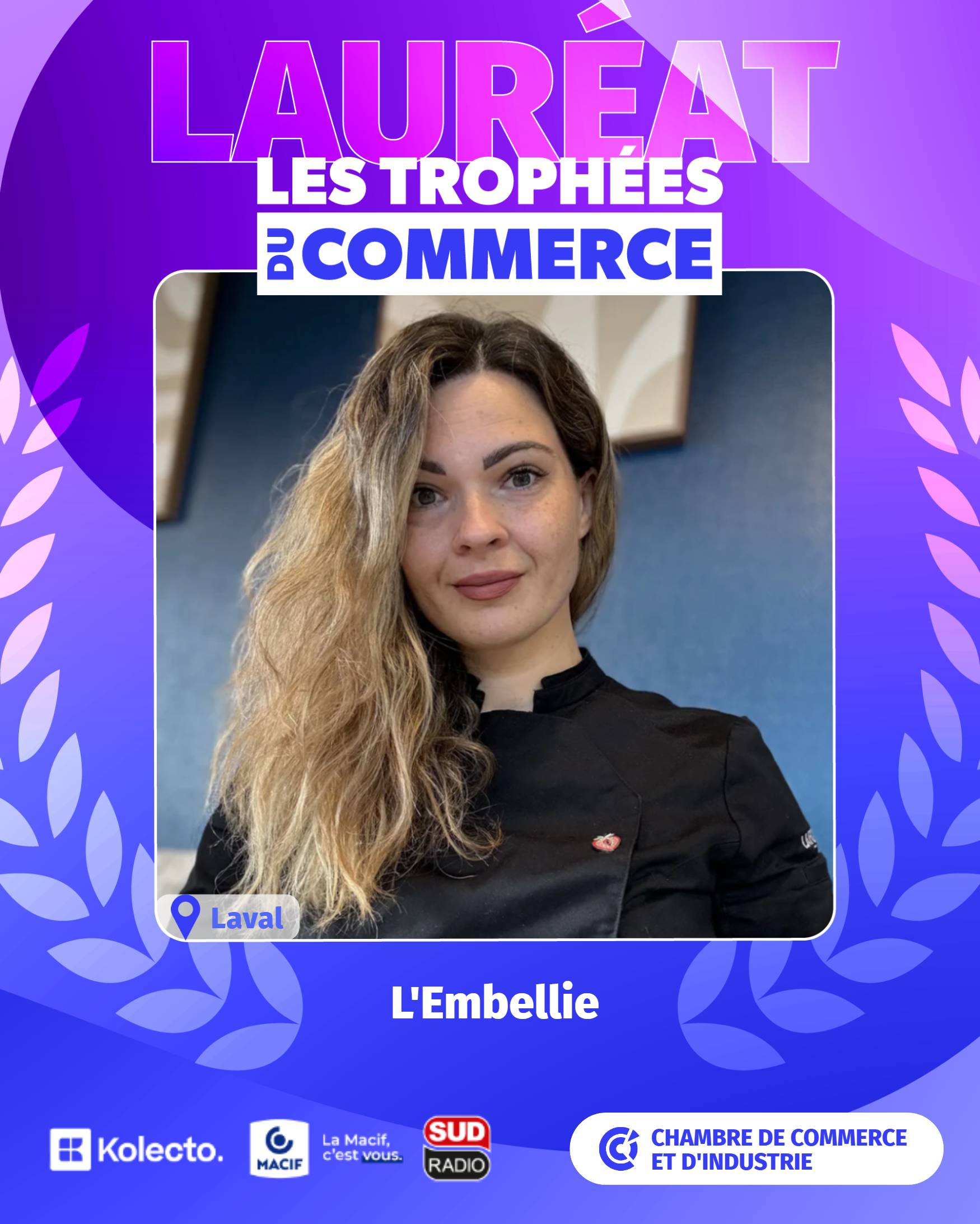 l'Embellie - trophée du commerce 2026