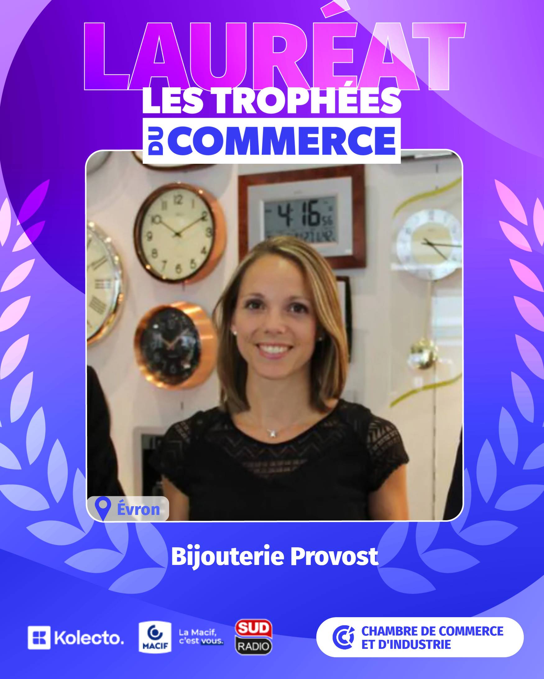 bijouterie provost - trophée du commerce 2026