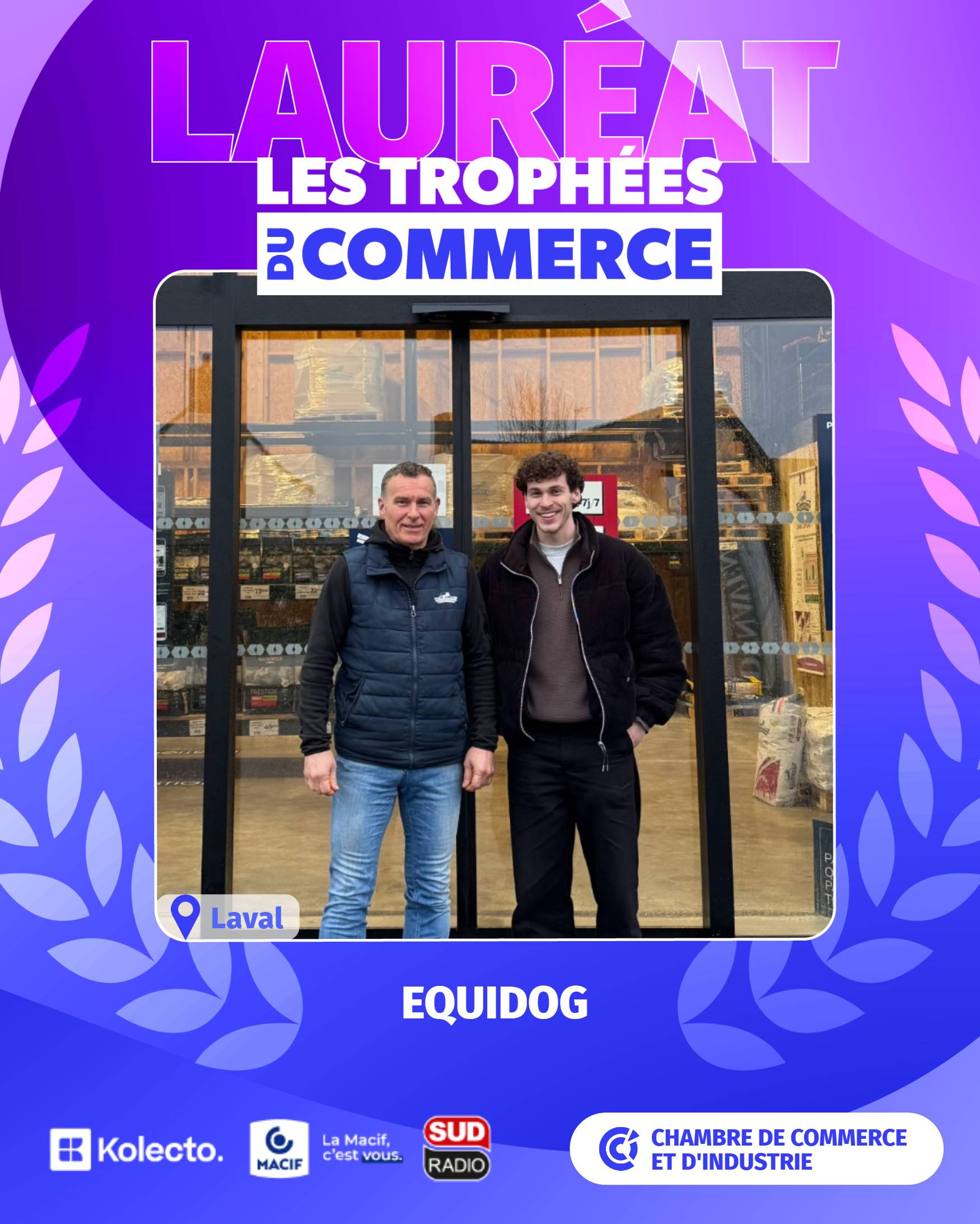 equidog - trophée du commerce