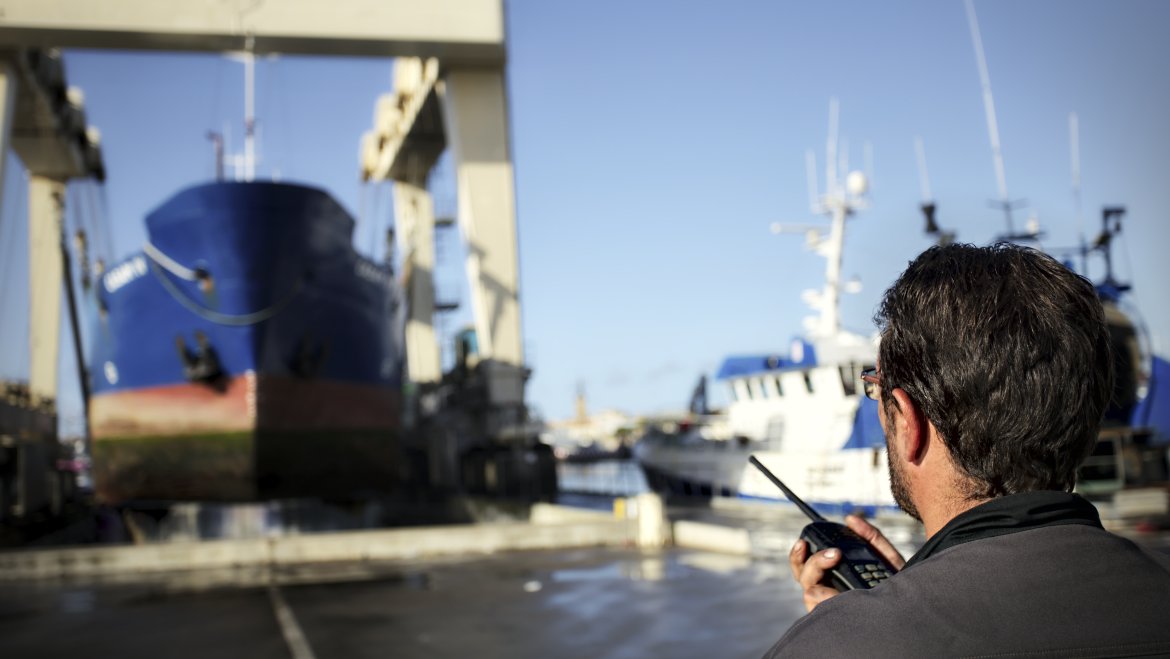 élévateur à bateaux des Sables d'Olonne