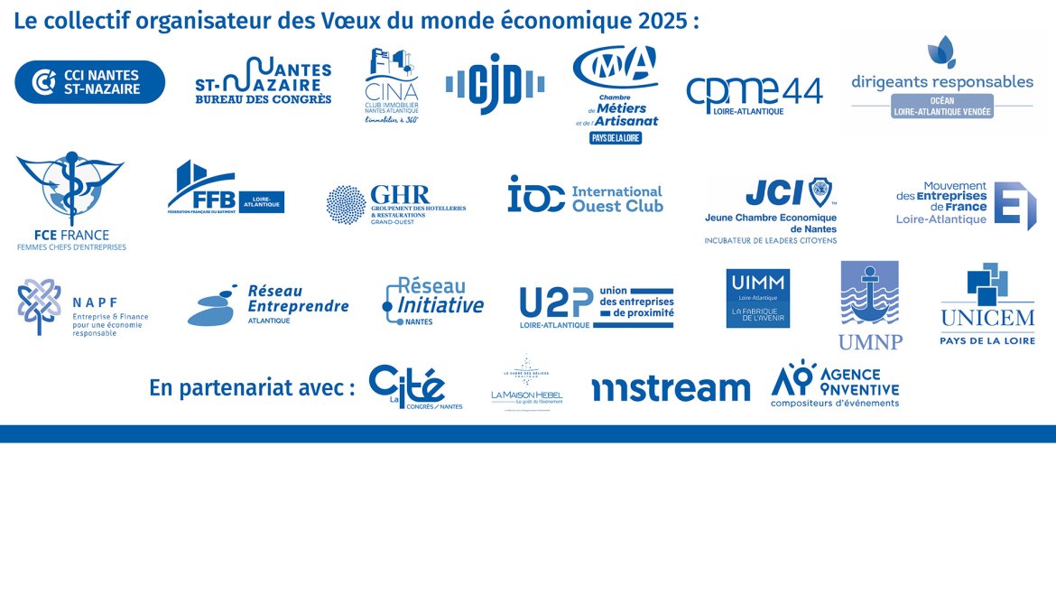 Logos partenaires Voeux du Monde Economique