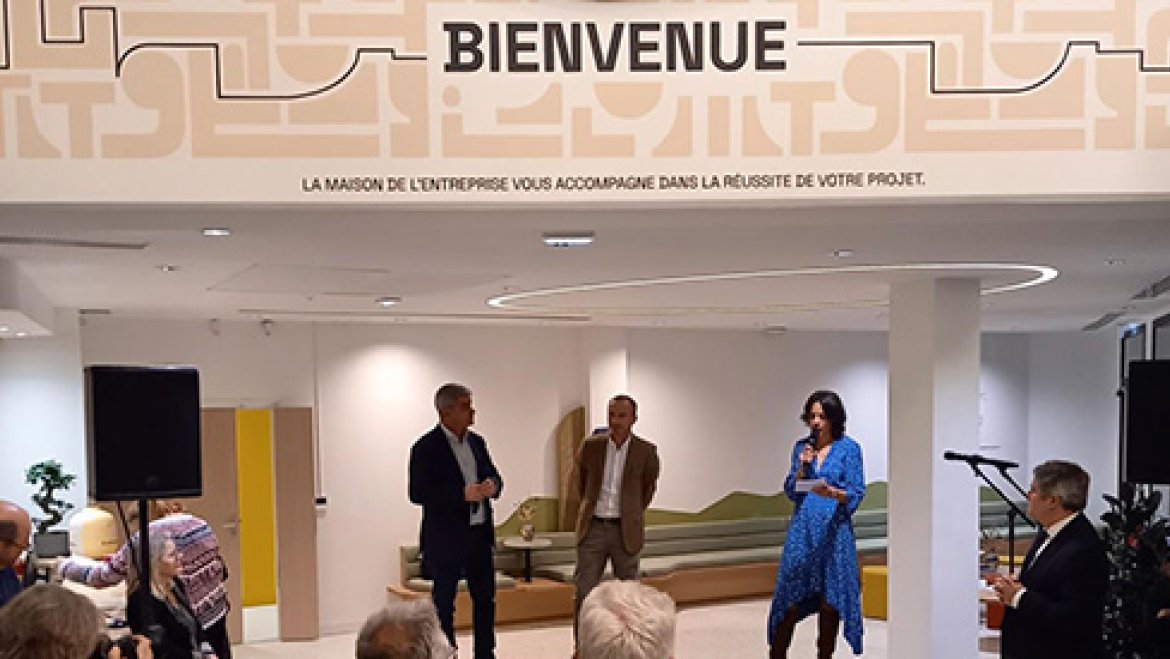 Inauguration de la Maison de l'Entreprise à Saint-Nazaire