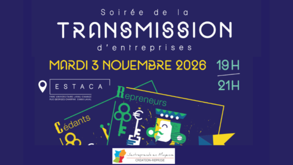 Soirée de la transmission d'entreprises