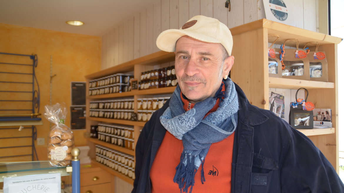 Alain Mousnier, dirigeant de la Pâtisserie Mousnier sur l'Ile d'Yeu, lauréat des Trophées du Commerce
