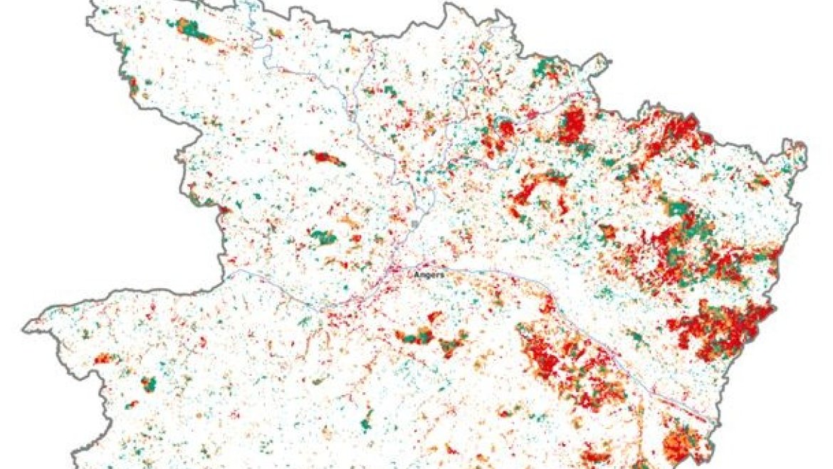 Carte illustratrice des incendies