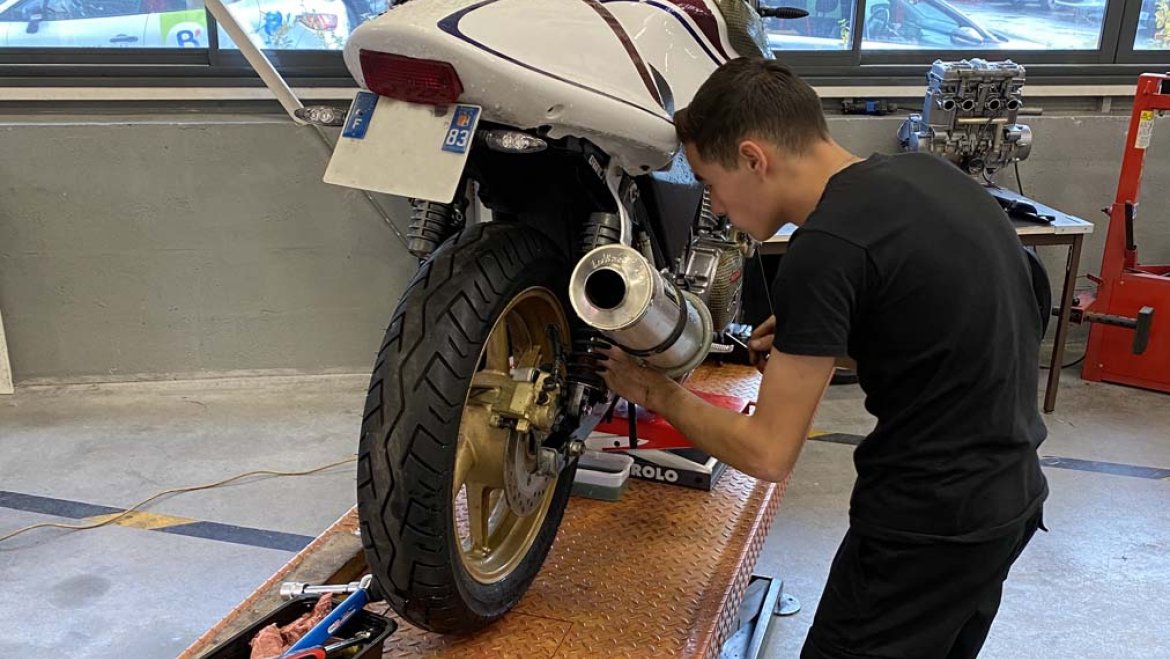 Paolo Godin, du CFA de la CCI Le Mans Sarthe, Meilleur apprenti de France.