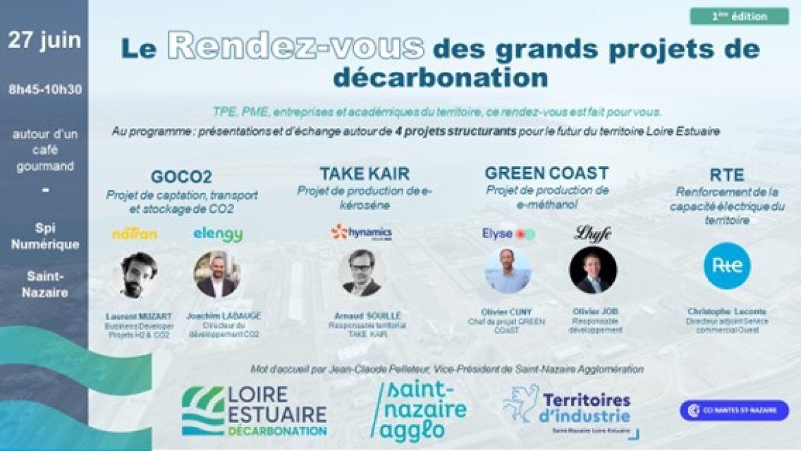 Les rendez-vous des grands projets de décarbonation