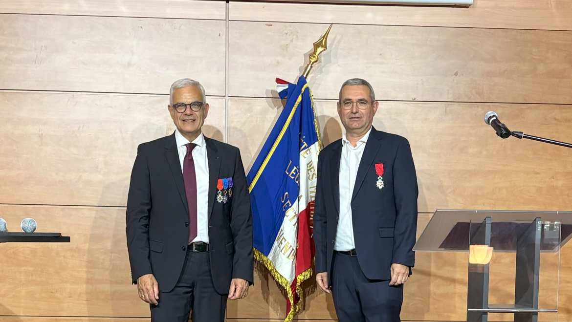 Remise de la Légion d'Honneur à Arnaud Ringeard