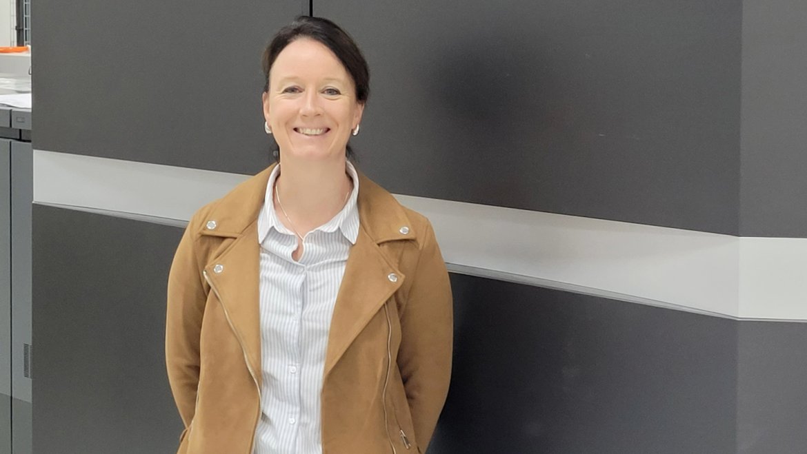 Gaëlle Maillard, responsable des ressources humaines dans l'entreprise Lavigne.