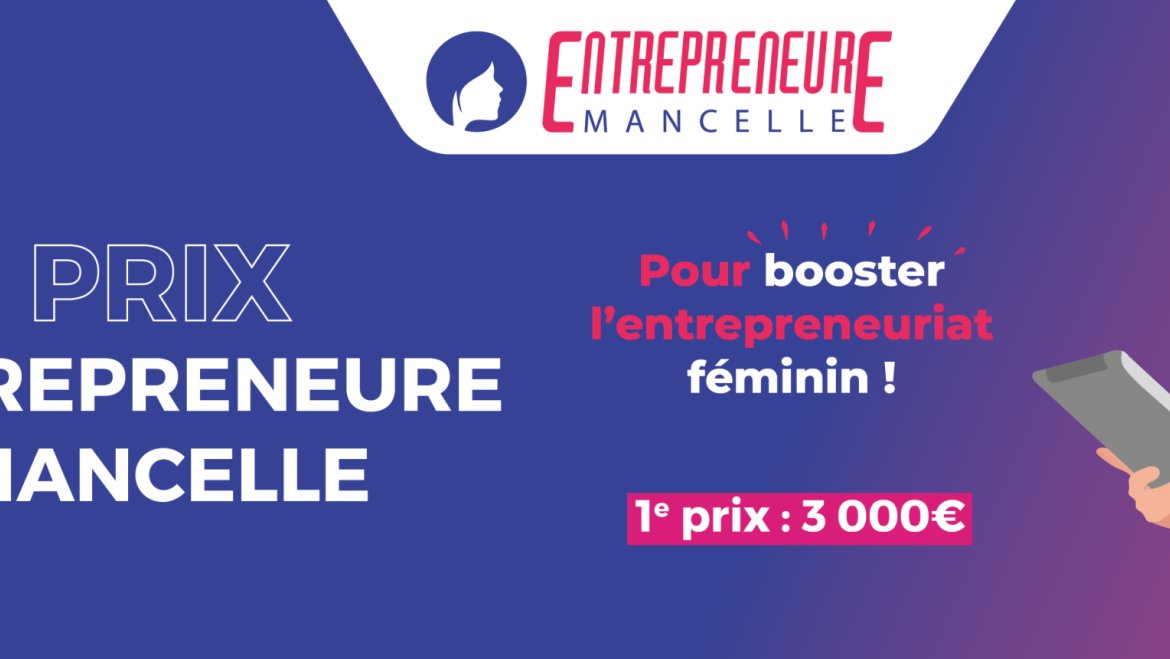 Visuel Prix de l'Entrepreneure Mancelle 2025