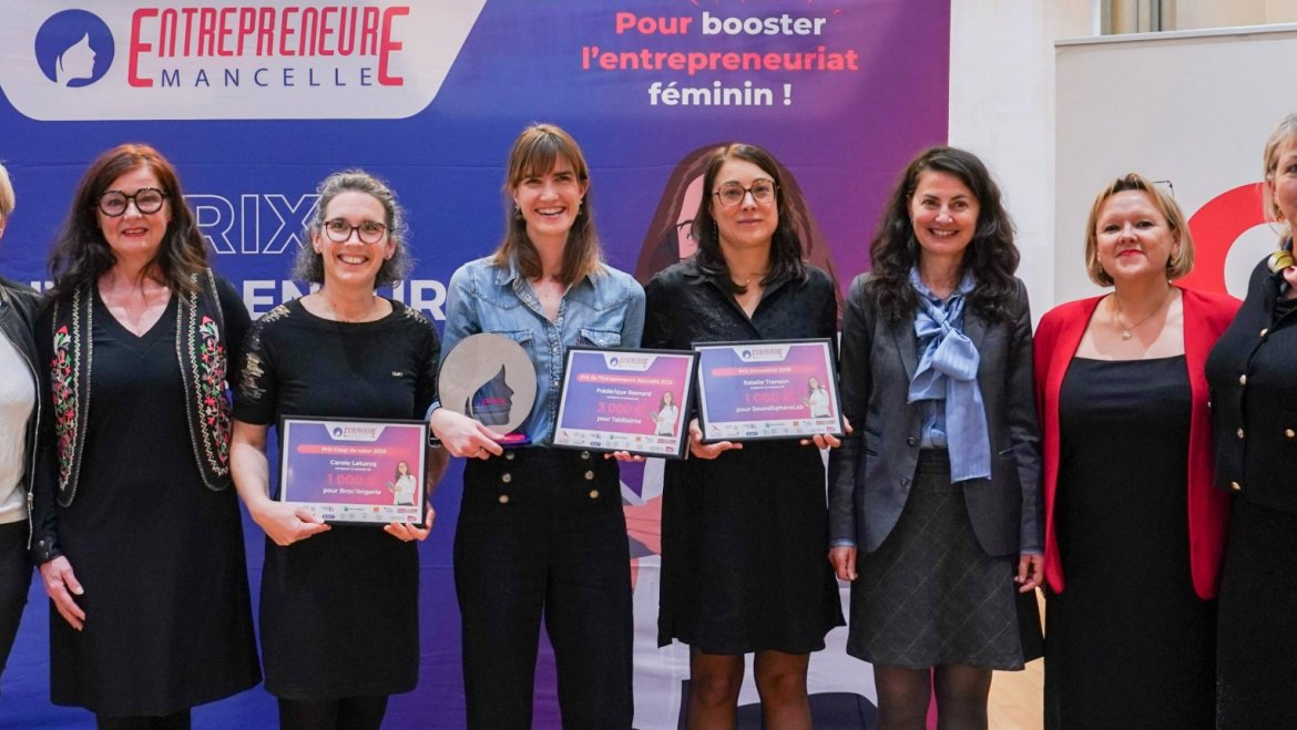 Lauréates du Prix de l'Entrepreneure mancelle