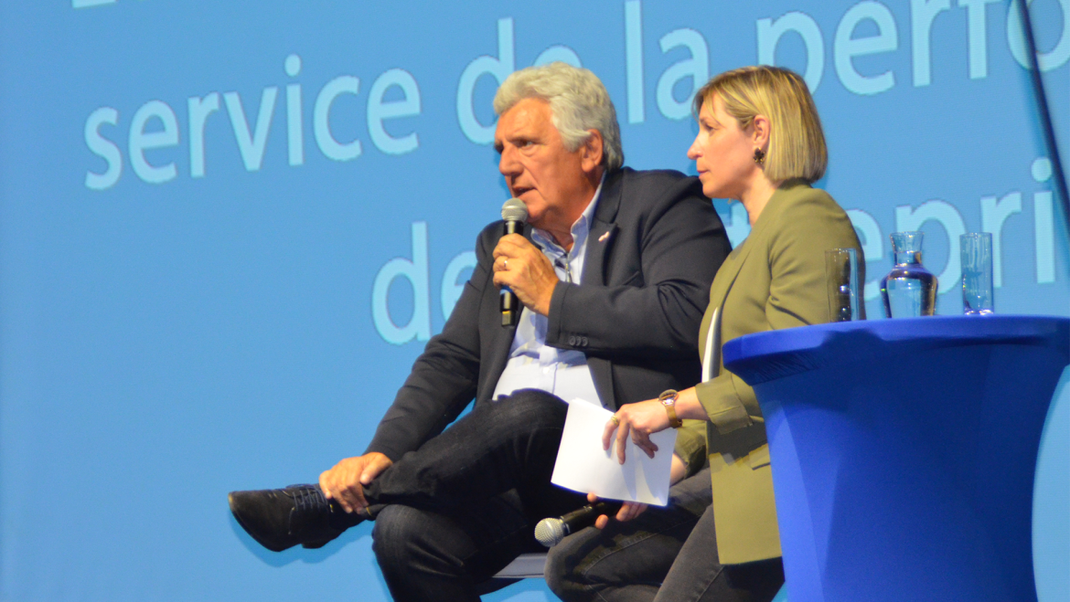 Claude Onesta et Edwige Richard