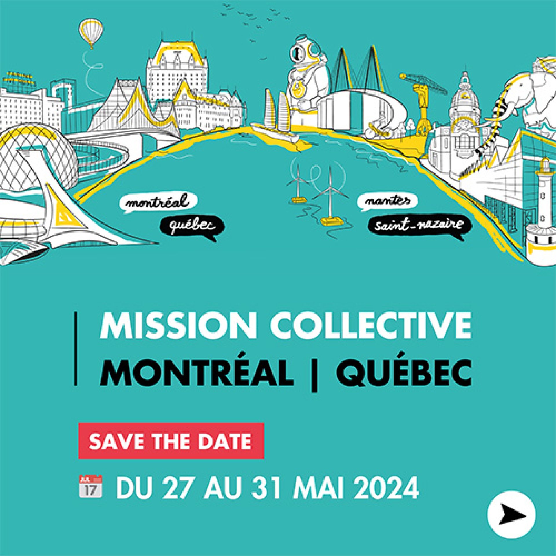 Mission Québec Montréal  du 27 au 31 mai 2024