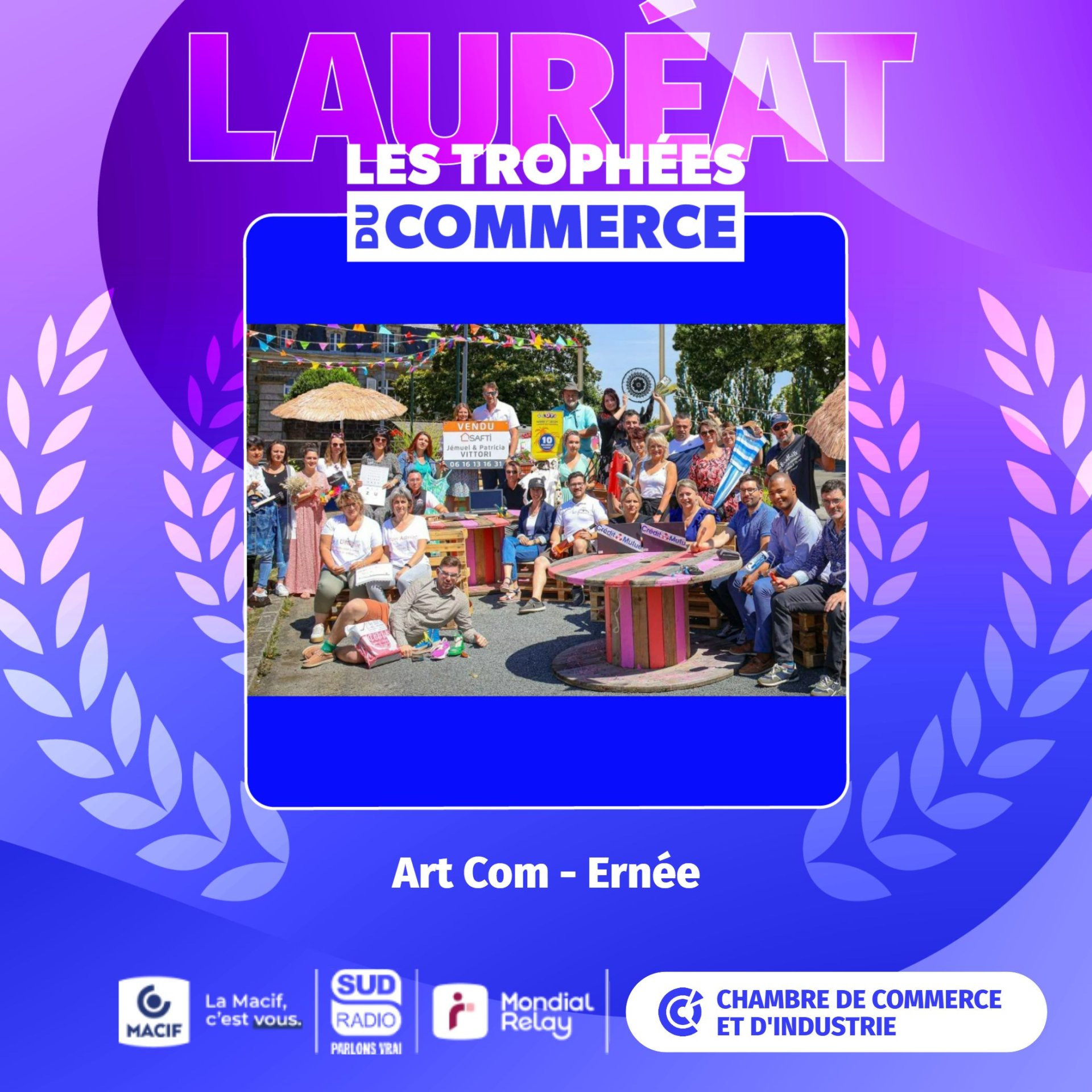 Trophées du commerce art com ernée