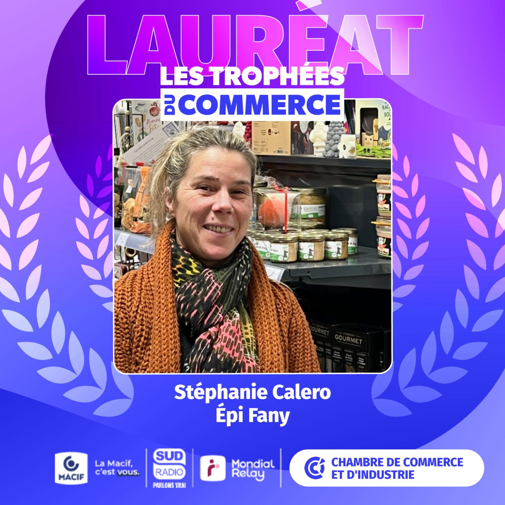 Épy Fany, commerce lauréat des Trophées du commerce régionaux.