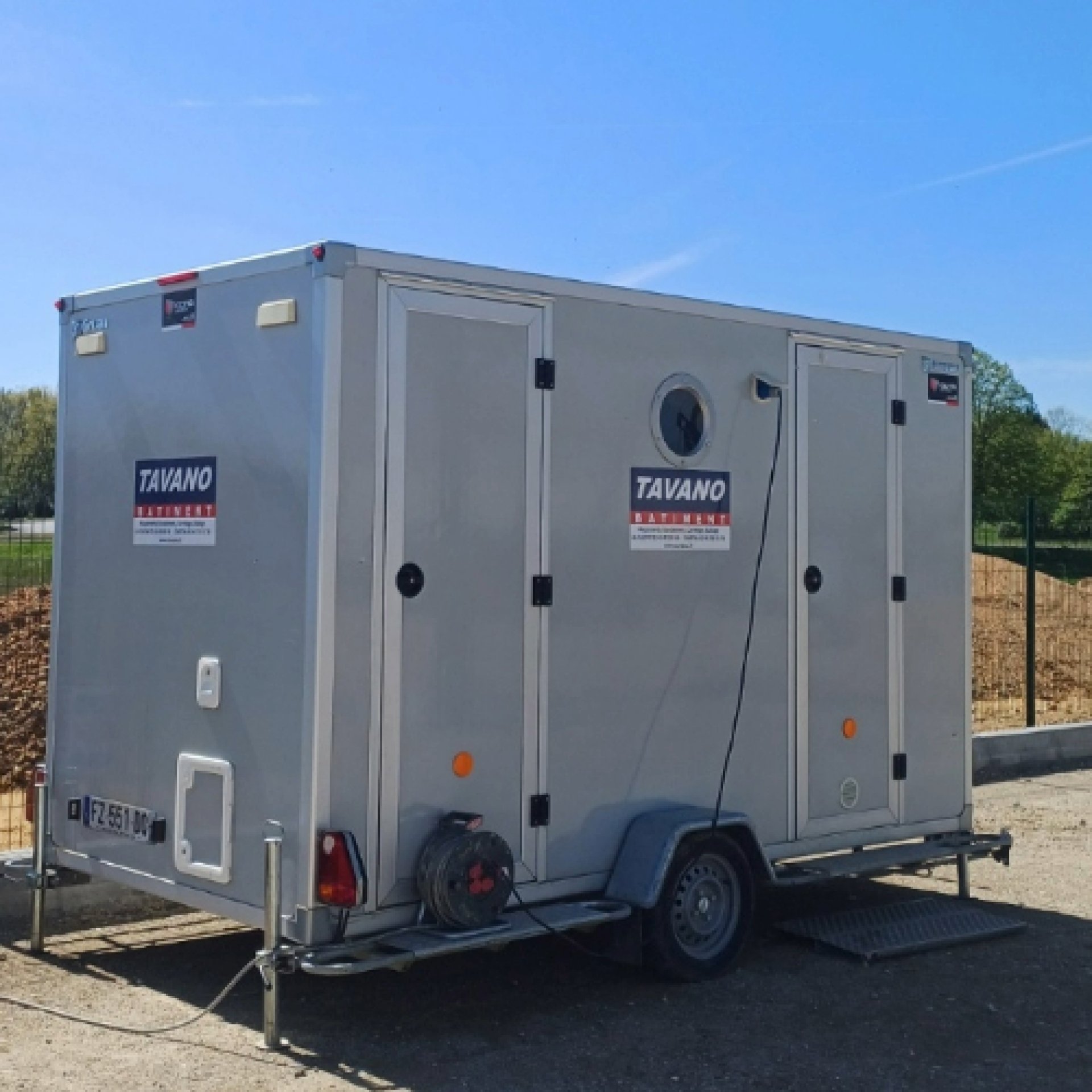 Tavano Bâtiment a bénéficié d'une aide à l'achat de roulottes autonomes qui améliorent le quotidien sur les chantiers.