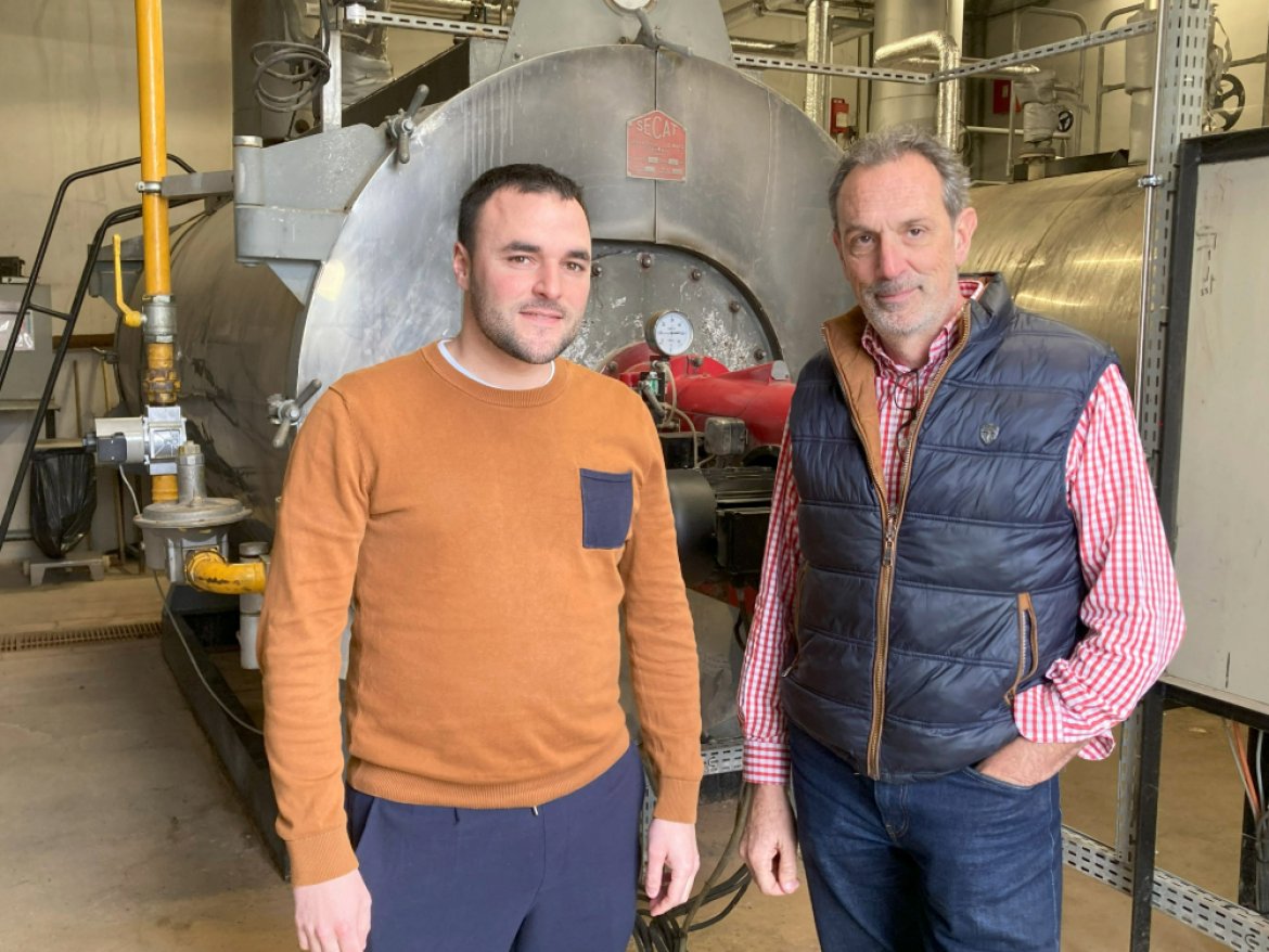 Benjamin Coupry et Luc Chauvelier, responsables techniques et process industriels, Maison Prunier.maison_prunier