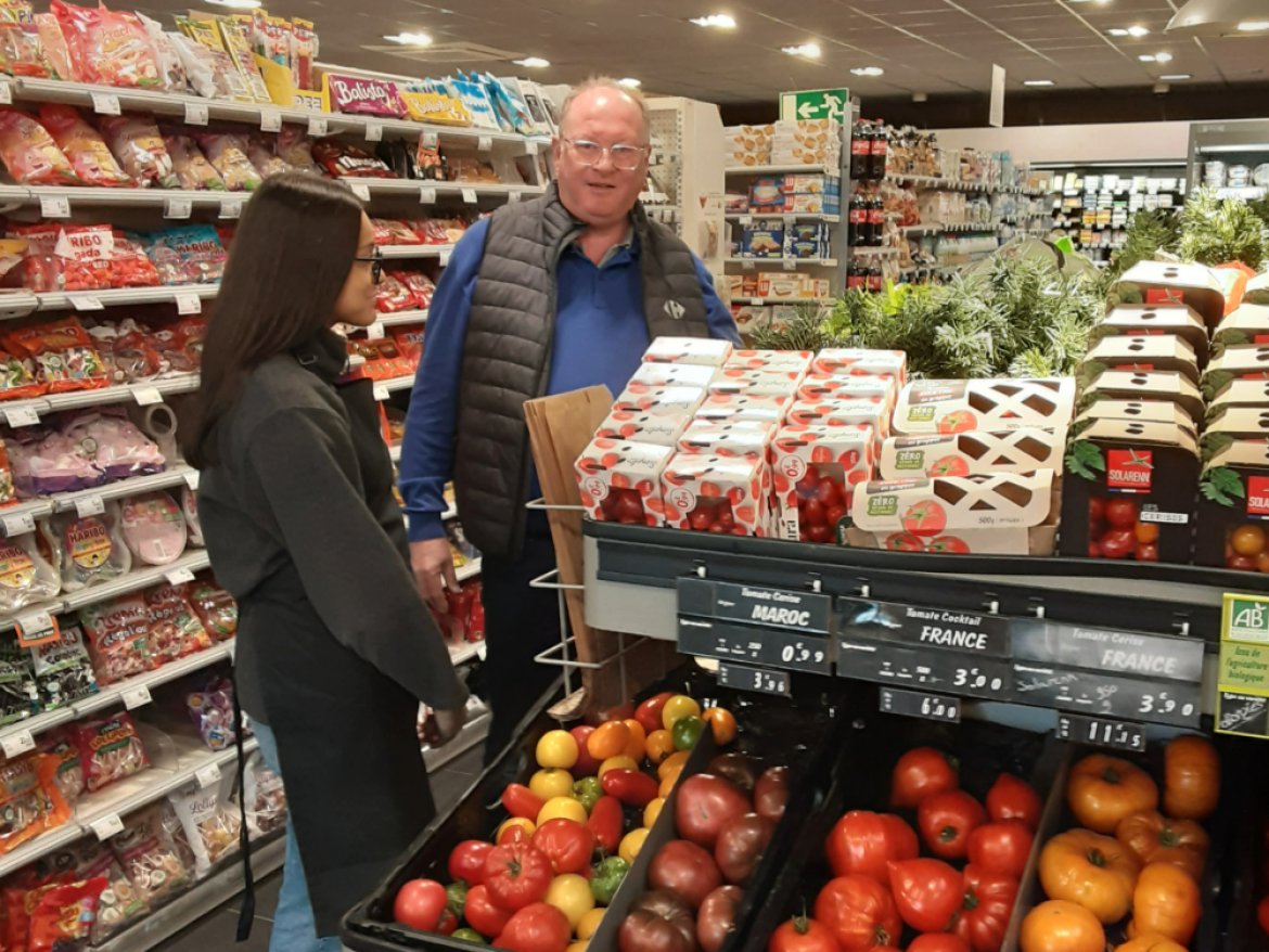 Thierry Bouttier, gérant de Carrefour City au Mans
