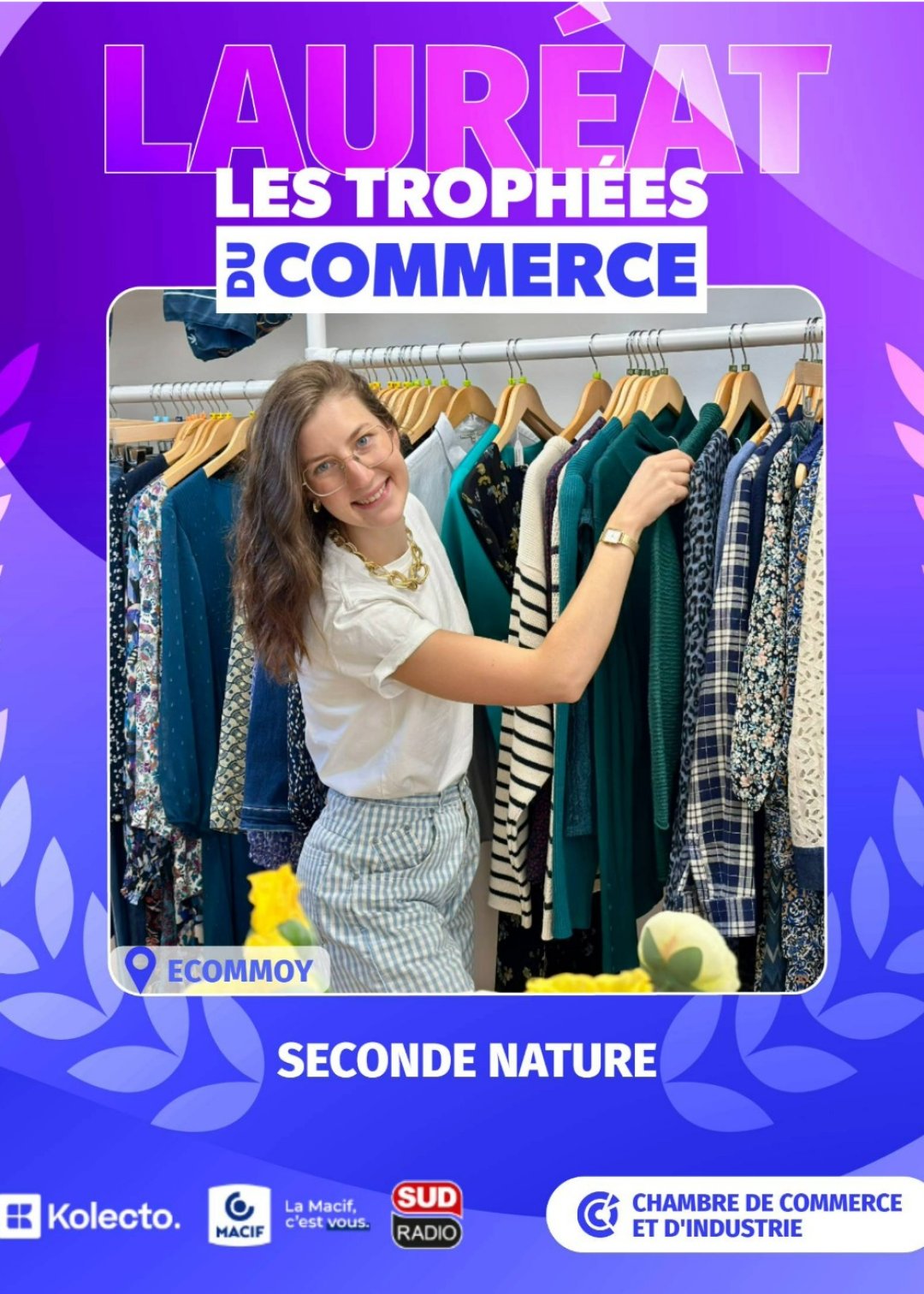 Coralie Launay, Seconde nature à Écommoy, vêtements, chaussures et accessoires de seconde main pour femmes 