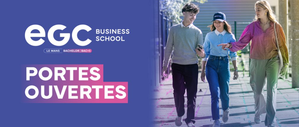 Visuel portes ouvertes EGC Business School