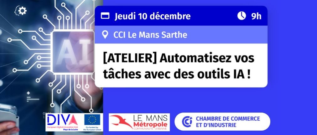 Atelier Automatisez vos tâches avec des outils IA !