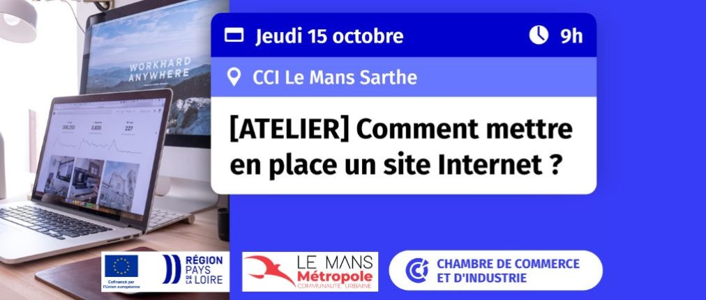 Visuel atelier comment mettre en place un site Internet ?