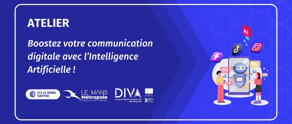 Visuel atelier : Boostez votre communication digitale avec l'IA