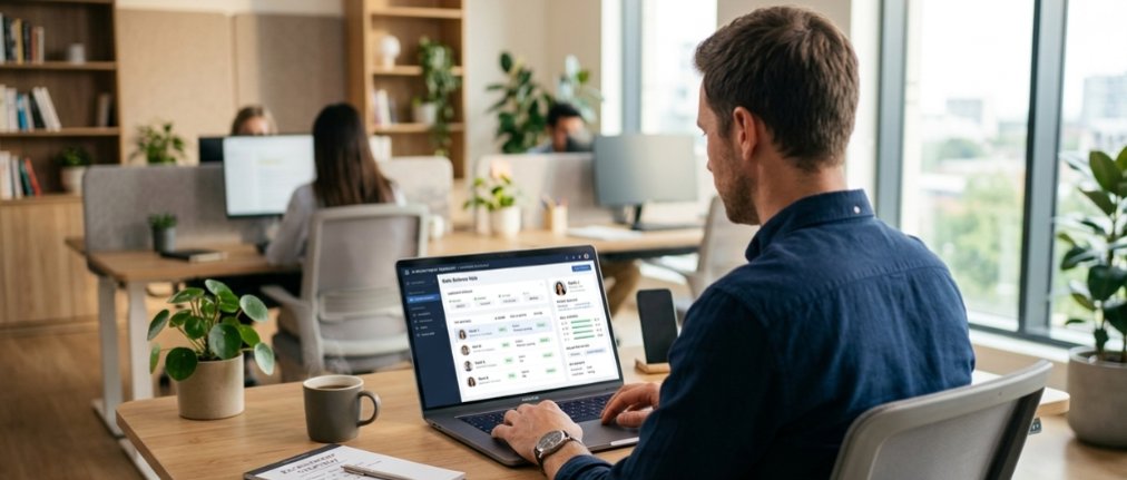 Image générée par IA  pour webinaire Professionnaliser vos recrutements grâce à l’IA