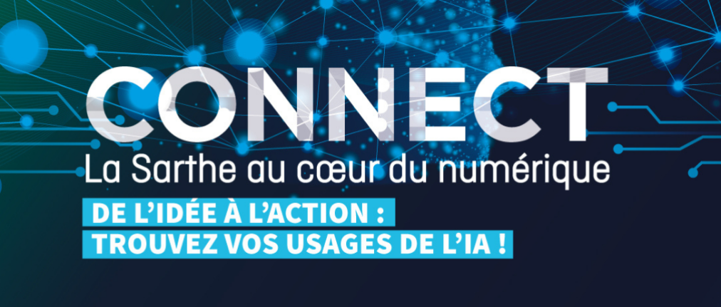 Visuel Connect, la Sarthe au coeur du numérique, Mamers, 4 décembre 2025