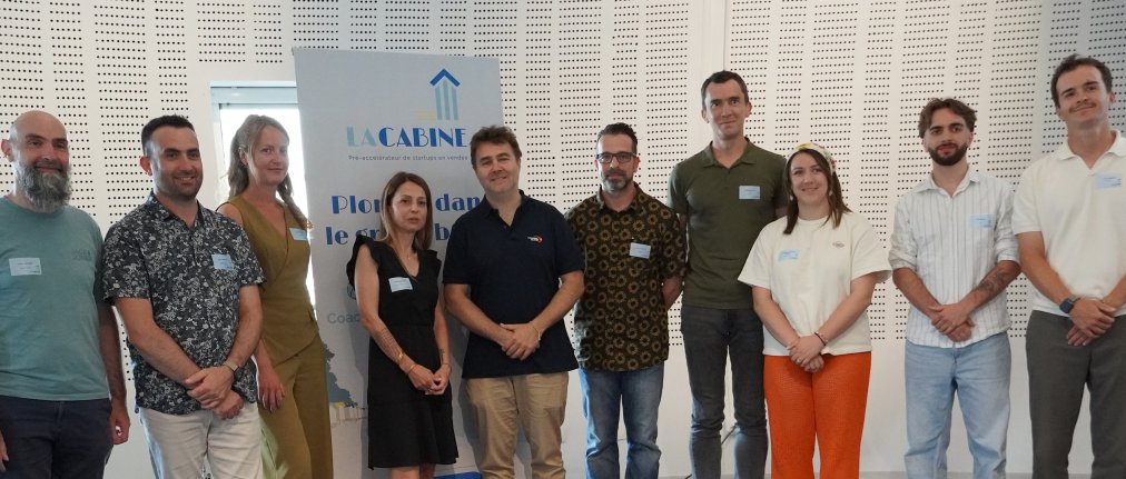 Les lauréats de la 5ème promotion La Cabine