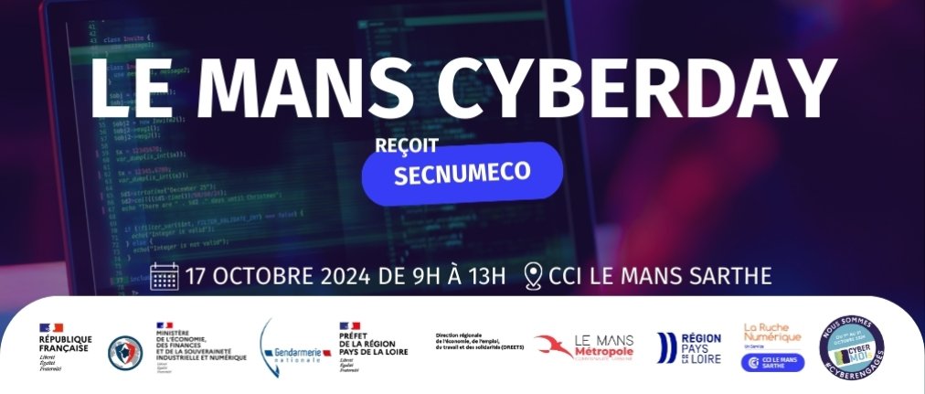 Visuel Le Mans reçoit Secnuméco 17 octobre 2024