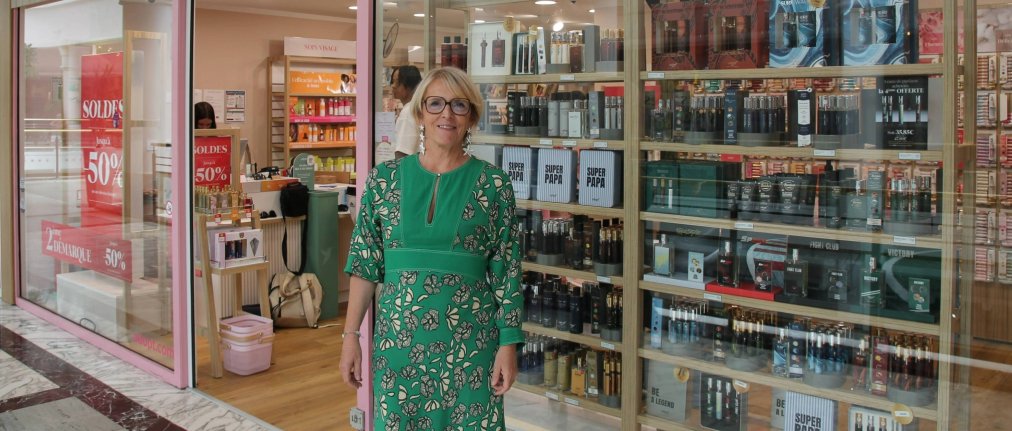 Magalie Billon, franchisée Adopt Parfums au Mans.