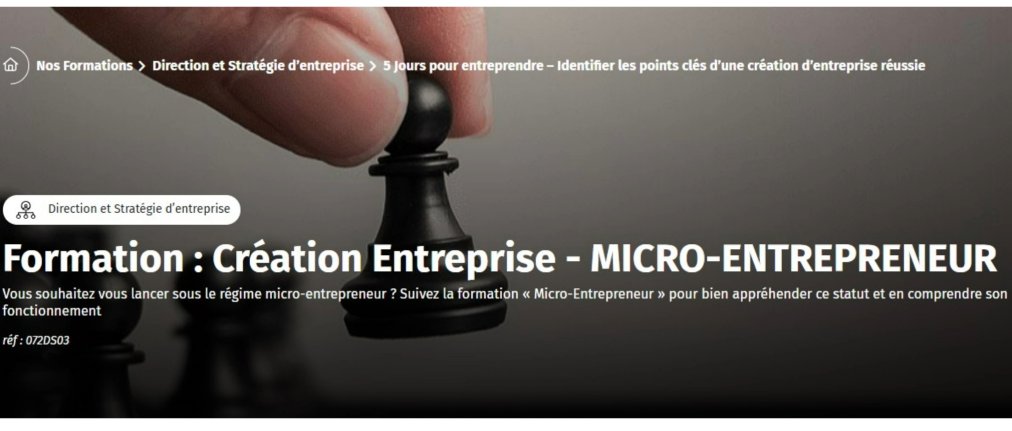 Photo formation micro-entrepreneur