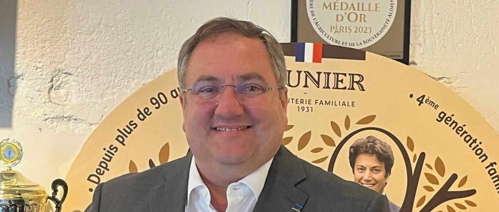 Léonard Prunier, dirigeant de la charcuterie sarthoise éponyme.