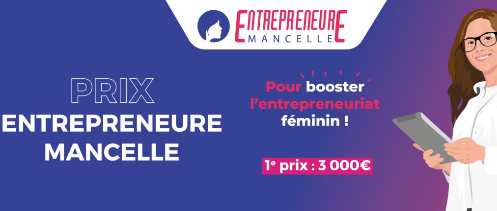 Visuel Prix de l'Entrepreneure Mancelle 2025